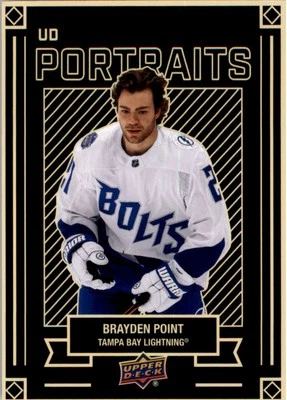 2022-23 Upper Deck UD Portraits #P5 Brayden Point - HKY - Image 1 of 2