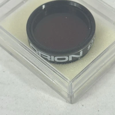 Orion #25 Red 1.25” Telescope Filter – Planetary Contrast – With Case - Image 1 of 2