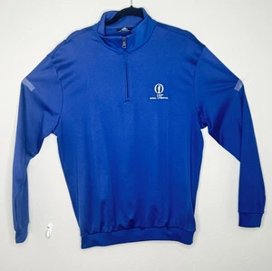New/No Tags - 151st Royal Liverpool British Open Half-Zip Sweatshirt - SZ Euro L - Picture 1 of 9