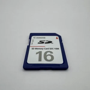 16MB CANON SDC-16M SD MEMORY CARD 16 MB USED - Picture 1 of 1