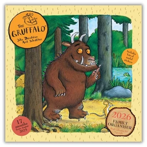 2026 Calendar The Gruffalo Family Organiser Square Month to View Wall Hanging - Picture 1 of 7