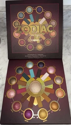 BH Cosmetics Zodiac Love Signs 24 Eyeshadow & 1 Highlighter Palette New - Image 1 of 3