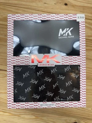 MICHAEL KORS LOUNGEWEAR HOMBRE 2 PIEZAS CONJUNTO DE DORMIR CAMISA Y PANTALÓN TALLA X-GRANDE NUEVO Foto 1 de 4