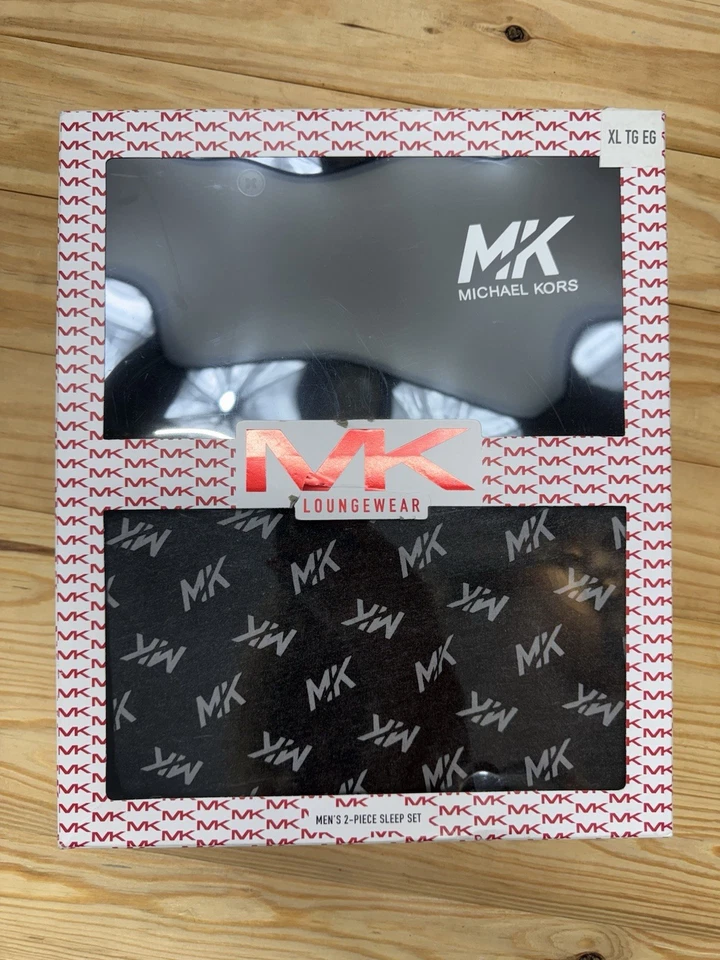 MICHAEL KORS LOUNGEWEAR HOMBRE 2 PIEZAS CONJUNTO DE DORMIR CAMISA Y PANTALÓN TALLA X-GRANDE NUEVO Foto 1 de 4