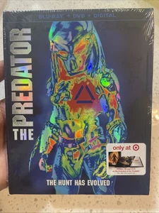 THE PREDATOR - TARGET EXCLUSIVE DIGIBOOK BLU-RAY + DVD + DIGITAL [BRAND NEW] - Picture 1 of 6