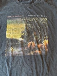 Fleetwood Mac Tango In The Night Black T Shirt Size Medium - Picture 1 of 12