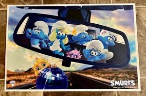 Mini póster original de la película SMURFS 12"x18" SS 2025 - casi nuevo/como nuevo - (horizontal) - Imagen 1 de 1