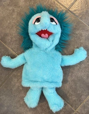 Vintage Blue Muppet Puppet Plush Hand Puppet 15 inch - Image 1 of 3