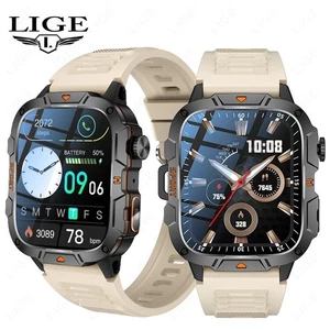 1.96" Smart Watch (Answer/Make Call) 3ATM Waterproof Military Sport Watch 420mAh - Picture 1 of 11