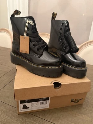 MOLLY WOMEN'S LEATHER PLATFORM BOOTS - Image 1 of 4