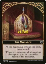 MTG Foil Commander Legends The Monarch Token NM/M