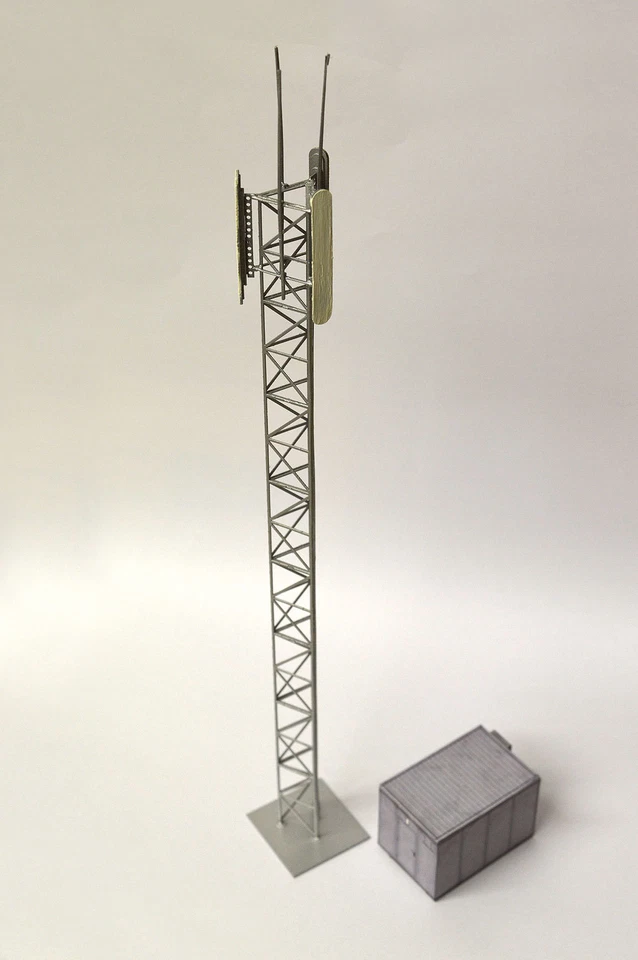 LASER CUT MOBILE TELECOMMUNICATIONS MAST OO GAUGE 1:76 MODEL RAILWAY - LX057-OO