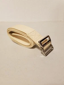 Gait Belt for Patient Transfer & Walking w/Metal Buckle 2"x72" Beige - PreOwned - Picture 1 of 4