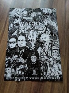 W:O:A 2012 Wacken WOA Poster Festival Selten Rar - Bild 1 von 2