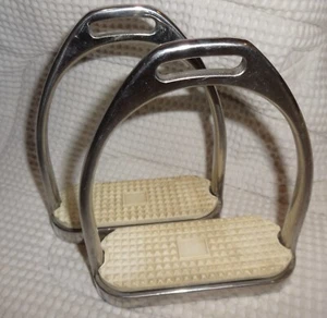 METALAB Steigbügel - Edelstahl - 4 1/4" Größe - TOP!  Englisch/Dressur - Bild 1 von 7