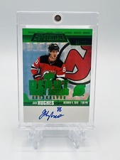 2019-20 Jack Hughes UD Credentials Debut Ticket Access Auto /25! Rookie Auto!