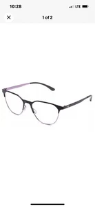 Adidas Womens Eyeglasses AOM005O/N 009.015 Black Purple 52 18 145 Frames Oval - Picture 1 of 1