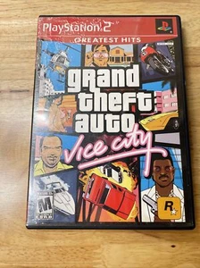 Grand Theft Auto: Vice City Greatest Hits (PlayStation 2, 2005) Cleaned, Working - Picture 1 of 5