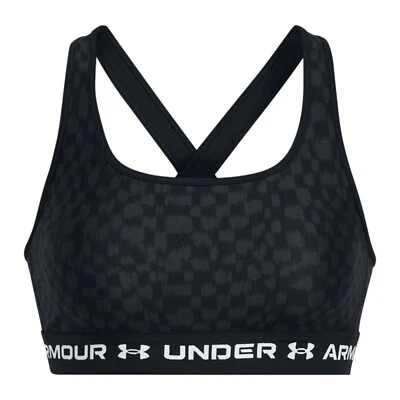 Under Armour Women's Crossback Mid Impact Sports Bra - Image 1 of 2