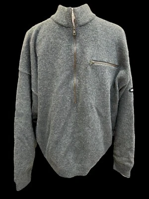 Vtg Cabelas Men's Gore Wind Stopper Breaker 1/4 Zip Wool Pull Over Jacket L - Image 1 of 4