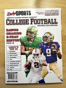 LINDYS SPORTS COLLEGE FOOTBALL NATIONAL 2023 PREVIEW MAGAZIN  - Bild 1 von 1