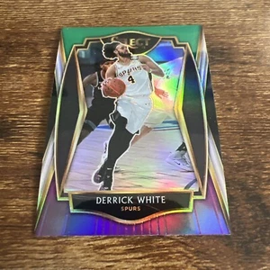 Derrick White 2020-21 Panini Select Premier Level verde/blanco/púrpura Prizm - Imagen 1 de 2