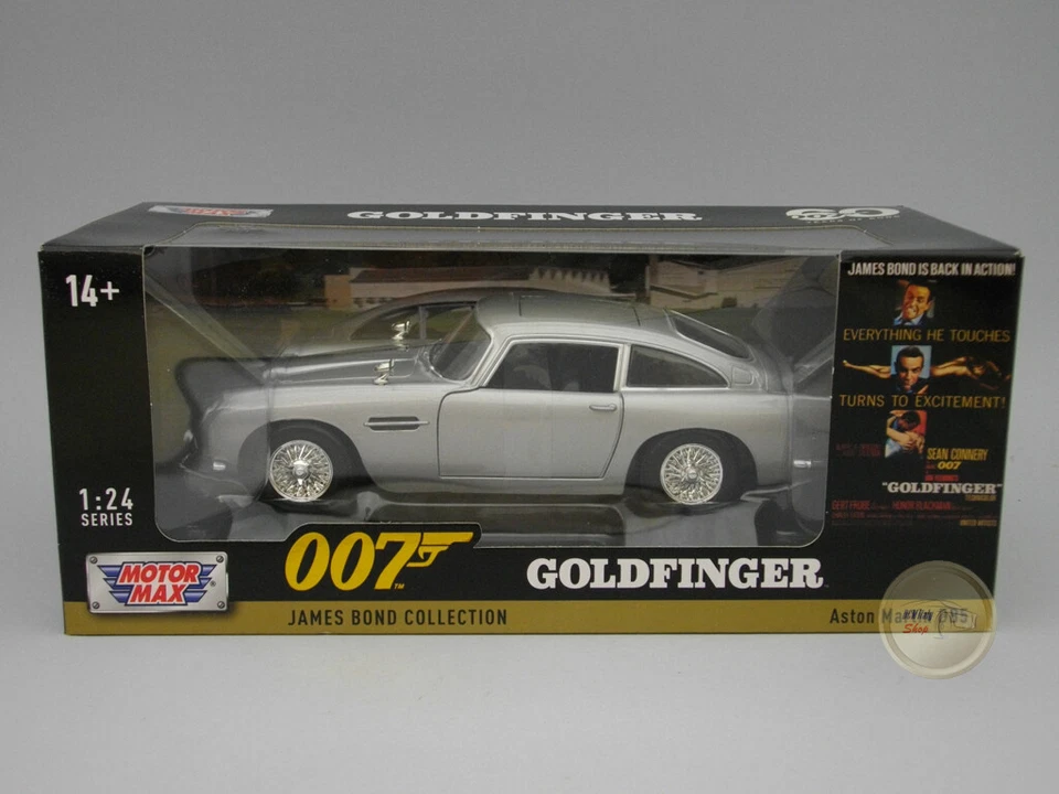 Aston Martin DB5 - Motormax James Bond Series 1:24 - MX79857JS - Immagine 1 di 1