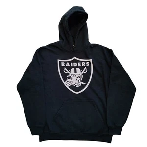 Oakland Raiders Mask Skull Off Hoodie NFL Football Medium Size Pullover - Picture 1 of 6