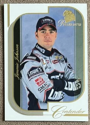 2002 Press Pass Premium Contender Jimmie Johnson #13 NASCAR Racing - Image 1 of 2