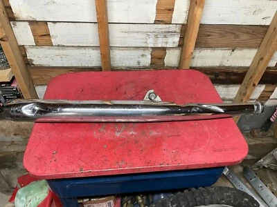 1976 Yamaha RD400 Right Exhaust Pipe Muffler  RD 400 - Изображение 1 из 4