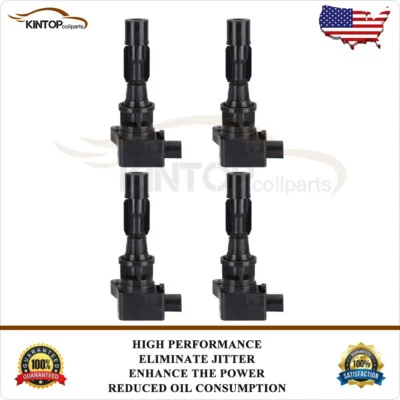 4 Ignition Coils Pack For Mazda 5 2008-2010 2012-2015 Mazda 3 2.3L 2010-2013 - Image 1 of 4
