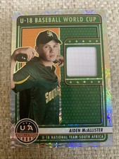 2023 Stars & Stripes U18 World Cup Relic Prime Firework US18-AM Aiden McAllister