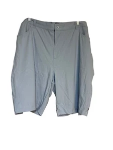 Mens Graham Luxe Light Blue Golf Shorts Size 44 Stretch Fabric Comfortable Fit - Picture 1 of 6
