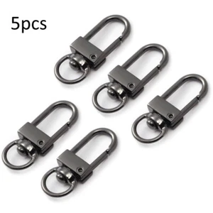5pcs Keychain DIY Accessories Swivel Trigger Clip Connector Key Ring Bag Clasps - Picture 1 of 9
