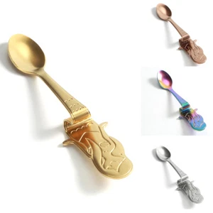 3pcs mermaid stainless steel tea coffee stir spoon hanging spoon tableware - Foto 1 di 13