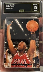 1994 UD UPPER DECK RARE AIR MICHAEL JORDAN Card 10 GEM MINT Chicago BULLS #46 - Picture 1 of 2