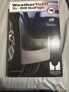 WeatherTech No-Drill MudFlaps - 120098 - Black - Picture 1 of 3