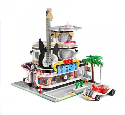 Music Store & Car Wash Street View Building Set | General Jim's Toys & Bricks | - Image 1 of 4