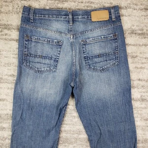 Jeans Calvin Klein uomo 34 relaxed dritto facile lavaggio medio blu misura 32x34 - Foto 1 di 9