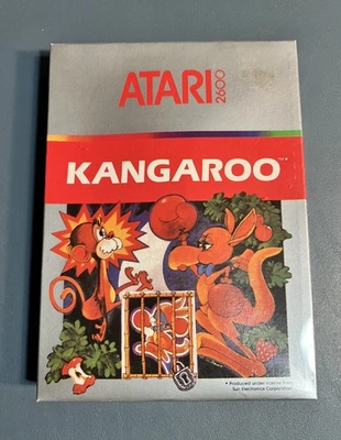 Atari 2600 Kangaroo Video Game - Factory Sealed - Vintage 1988 Cartridge NEW - Image 1 of 4