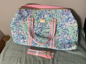 Lilly Pulitzer Printed Lightweight Weekender Bag - Surf Blue Soleil It On Me - Bild 1 von 14