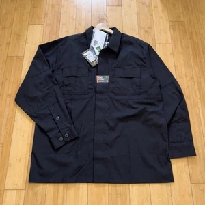 5.11 Tactical Shirt Mens XL Tall XLT Black Long Sleeve Taclite TDU Military NWT - Picture 1 of 12