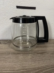 Jarra de café de repuesto Cuisinart 12 tazas excelente estado usada 7" de alto - Imagen 1 de 4
