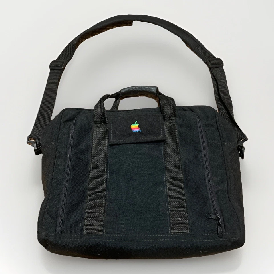Bolso para Computadora Apple Macintosh De Colección - Logo Arco Iris - Bandolera Bolso Mensajero Foto 1 de 4