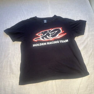 Holden Racing Team T Shirt Vintage Classic Black Shirt With Big Logo - Picture 1 of 13