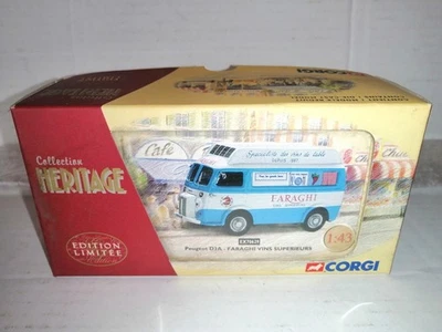 PEUGEOT D3A FARAGHI VINS SUPERIEURS EDIZIONE LIMITATA EX70629 CORGI SCALA 1/43 - Immagine 1 di 2