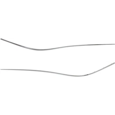 Bumper Trim For 2003-2005 Mercedes Benz CLK320 Rear LH & RH, Side Cover, Chrome Foto 1 de 4