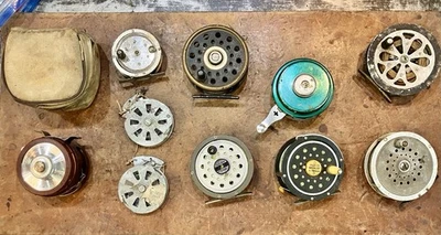 Lote de 10 • Carretes de pesca con mosca y yo yo • Pflueger, Shakespeare, South Bend Foto 1 de 4