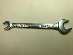 VINTAGE SIDCHROME VW OPEN END SPANNER 13mm - 8mm 43 A VOLKSWAGON - Picture 1 of 2