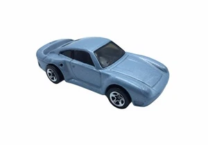 Hot Wheels Porsche 959 Car Light Blue 5 Spoke Wheels Die Cast 1/64 Scale Loose - Picture 1 of 8